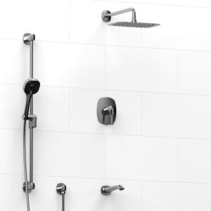 Picture of  Venty-Type T/P ½’’ coaxial 3-way system with hand shower rail, shower head and spout