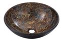 Picture of   97051 Round canyon bronze tempered glass basin