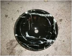 Picture of BLACK MARBLE GLASS BASIN