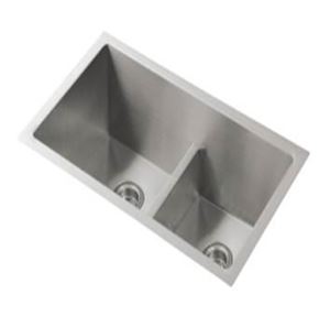 Picture of MDU32/SM/10-15A HAND MADE UNDERMOUNT STAINLESS KITCHEN SINK