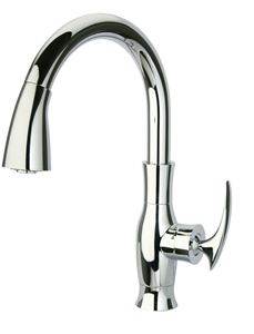 Picture of   25591 Single hole kitchen faucet with pull down spray head