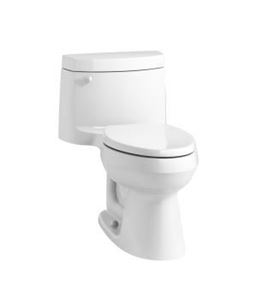 Picture of   Cimarron® Comfort Height® one-piece elongated 1.28 gpf toilet with AquaPiston® flush technology and left-hand trip lever - K-3828