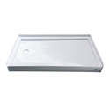 Picture of RECTANGLE ACRYLIC SIDE DRAIN SHOWER BASE 