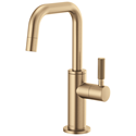 Picture of 61353LF-C-GL LITZE®  BEVERAGE FAUCET WITH SQUARE SPOUT AND KNURLED HANDLE LUXE GOLD